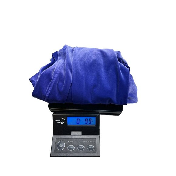 Athleta Elation High Rise Tight Pants Leggings Purple Velvet Velour Size Large - Picture 5 of 5